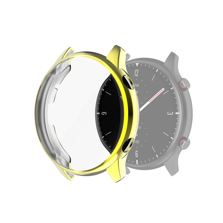 For Amazfit GTR 2 A1951 Full Coverage TPU Electroplating Protective Case Cover