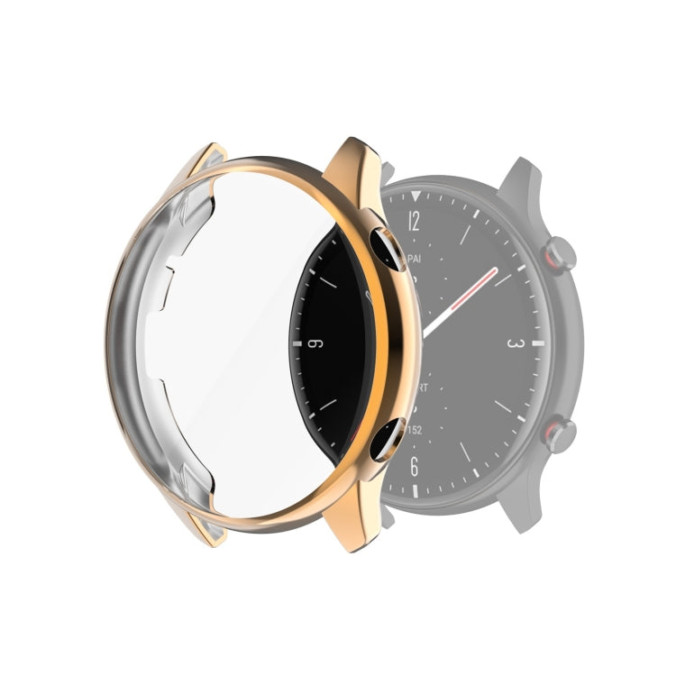 For Amazfit GTR 2 A1951 Full Coverage TPU Electroplating Protective Case Cover
