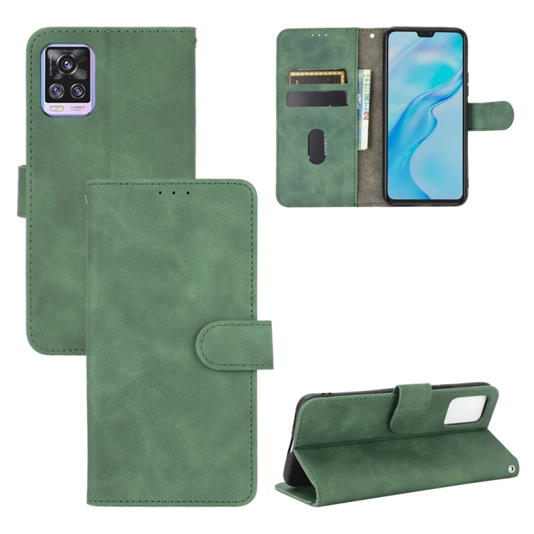 Solid Color Skin Feel Magnetic Buckle Horizontal Flip Calf Texture PU Leather Case with Holder & Card Slots & Wallet, For vivo V20 Pro / S7, For vivo V20 4G (Indian Version), For vivo Y73s, For Nokia 3.4, For Oukitel C21 / C21 Pro����������������������...