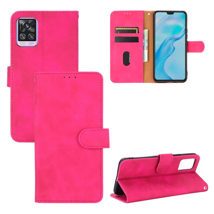 Solid Color Skin Feel Magnetic Buckle Horizontal Flip Calf Texture PU Leather Case with Holder & Card Slots & Wallet, For vivo V20 Pro / S7, For vivo V20 4G (Indian Version), For vivo Y73s, For Nokia 3.4, For Oukitel C21 / C21 Pro����������������������...