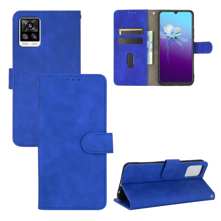 Solid Color Skin Feel Magnetic Buckle Horizontal Flip Calf Texture PU Leather Case with Holder & Card Slots & Wallet, For vivo V20 Pro / S7, For vivo V20 4G (Indian Version), For vivo Y73s, For Nokia 3.4, For Oukitel C21 / C21 Pro����������������������...
