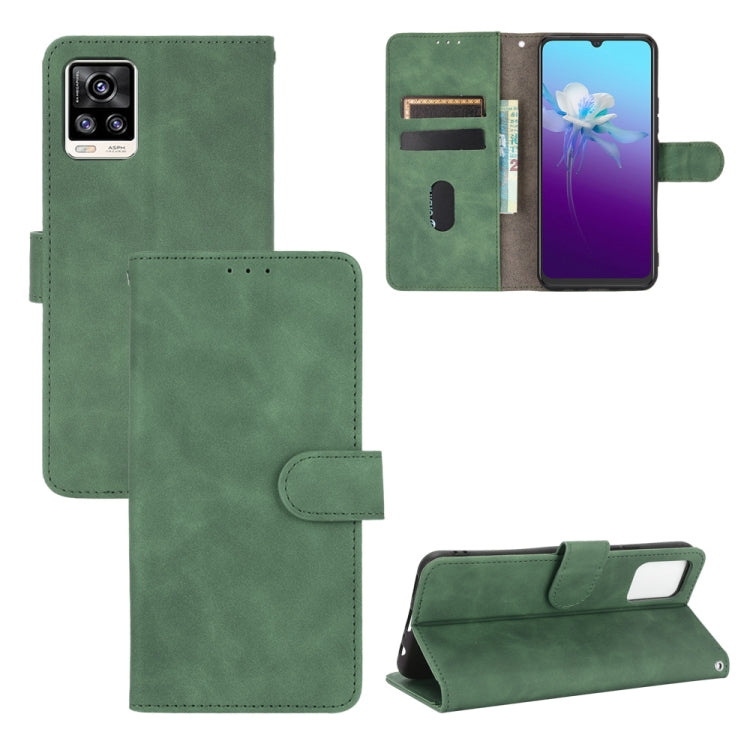 Solid Color Skin Feel Magnetic Buckle Horizontal Flip Calf Texture PU Leather Case with Holder & Card Slots & Wallet, For vivo V20 Pro / S7, For vivo V20 4G (Indian Version), For vivo Y73s, For Nokia 3.4, For Oukitel C21 / C21 Pro����������������������...
