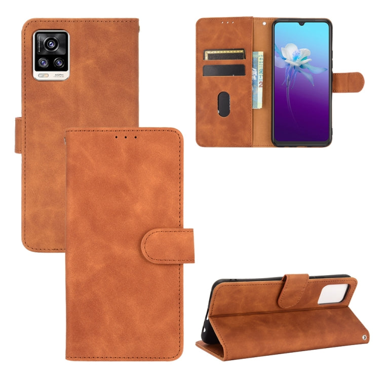 Solid Color Skin Feel Magnetic Buckle Horizontal Flip Calf Texture PU Leather Case with Holder & Card Slots & Wallet, For vivo V20 Pro / S7, For vivo V20 4G (Indian Version), For vivo Y73s, For Nokia 3.4, For Oukitel C21 / C21 Pro����������������������...