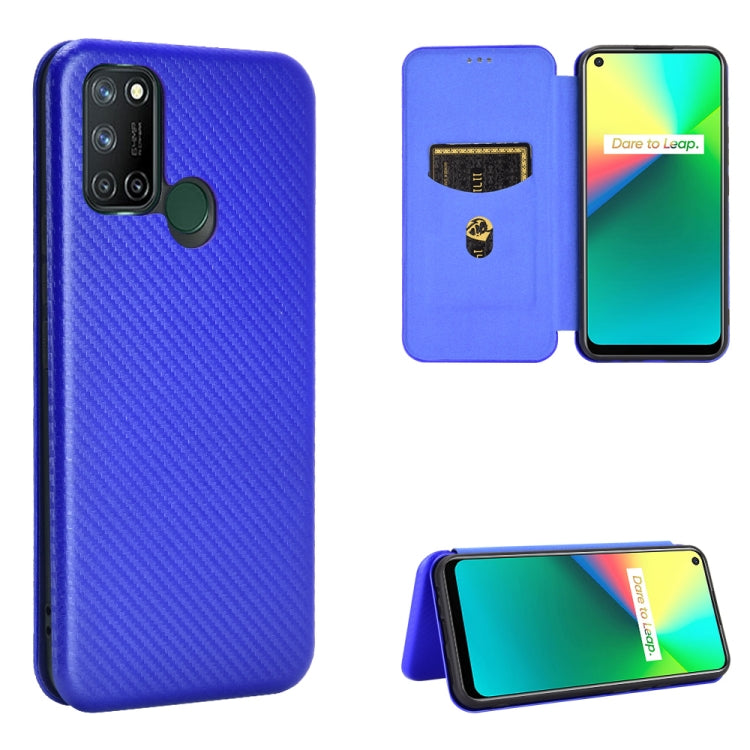 Carbon Fiber Texture Magnetic Horizontal Flip TPU + PC + PU Leather Case with Card Slot, For OPPO Realme 7i, For vivo V20 4G (Indian Version), For vivo Y73s, For Asus Zenfone Max (M2) ZB633KL, For Nokia 3.4, For Oukitel C21