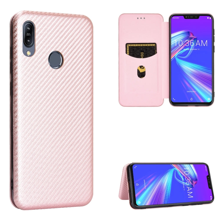 Carbon Fiber Texture Magnetic Horizontal Flip TPU + PC + PU Leather Case with Card Slot, For OPPO Realme 7i, For vivo V20 4G (Indian Version), For vivo Y73s, For Asus Zenfone Max (M2) ZB633KL, For Nokia 3.4, For Oukitel C21