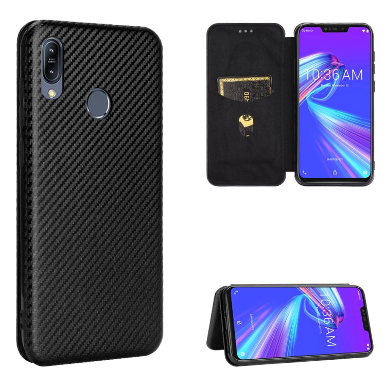 Carbon Fiber Texture Magnetic Horizontal Flip TPU + PC + PU Leather Case with Card Slot, For OPPO Realme 7i, For vivo V20 4G (Indian Version), For vivo Y73s, For Asus Zenfone Max (M2) ZB633KL, For Nokia 3.4, For Oukitel C21