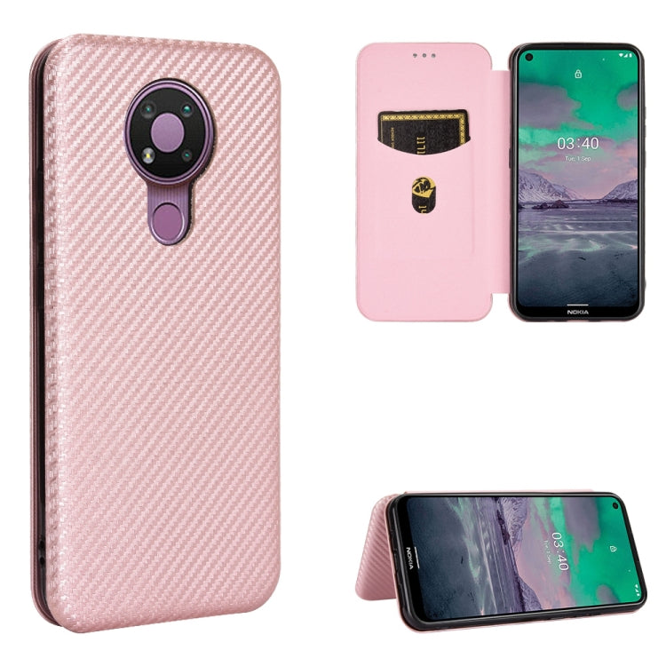 Carbon Fiber Texture Magnetic Horizontal Flip TPU + PC + PU Leather Case with Card Slot, For OPPO Realme 7i, For vivo V20 4G (Indian Version), For vivo Y73s, For Asus Zenfone Max (M2) ZB633KL, For Nokia 3.4, For Oukitel C21