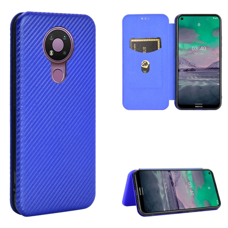 Carbon Fiber Texture Magnetic Horizontal Flip TPU + PC + PU Leather Case with Card Slot, For OPPO Realme 7i, For vivo V20 4G (Indian Version), For vivo Y73s, For Asus Zenfone Max (M2) ZB633KL, For Nokia 3.4, For Oukitel C21