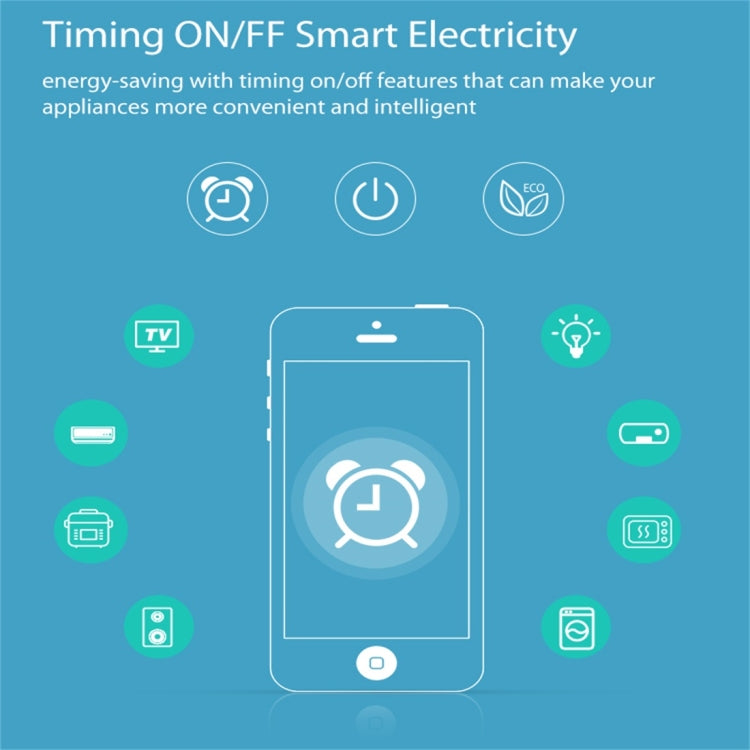 NEO NAS-WR03W WiFi UK Smart Power Plug,with Remote Control Appliance Power ON/OFF via App & Timing function