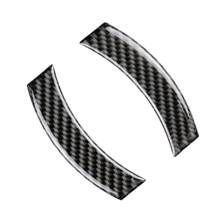 2 PCS Car F Chassis Navigation Panel Carbon Fiber Decorative Sticker for BMW Mini Cooper Countryman Clubman F54 / F55 / F56 / F60, For BMW Mini F55