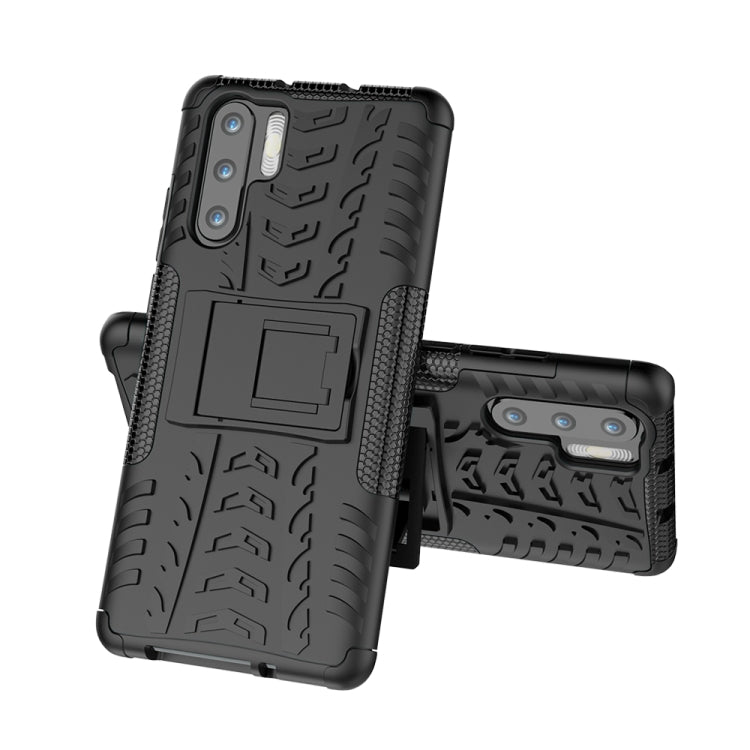 Tire Texture TPU+PC Shockproof Case for Huawei P30 Pro, with Holder, For Huawei P30 Pro