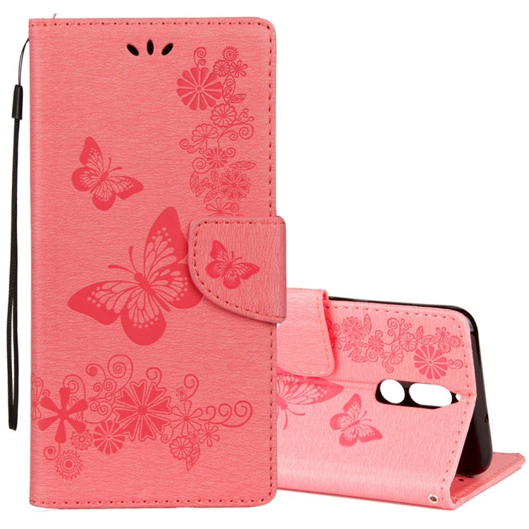 For Huawei  Mate 10 Lite Vintage Embossed Floral Butterfly Pattern Horizontal Flip Leather Case with Card Slot & Holder & Wallet & Lanyard , For Mate 10 Lite