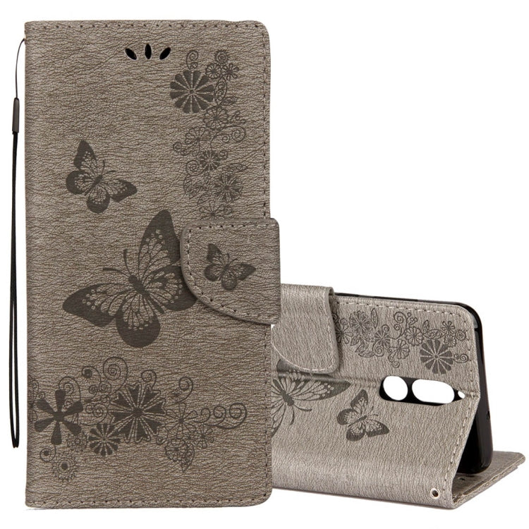 For Huawei  Mate 10 Lite Vintage Embossed Floral Butterfly Pattern Horizontal Flip Leather Case with Card Slot & Holder & Wallet & Lanyard , For Mate 10 Lite