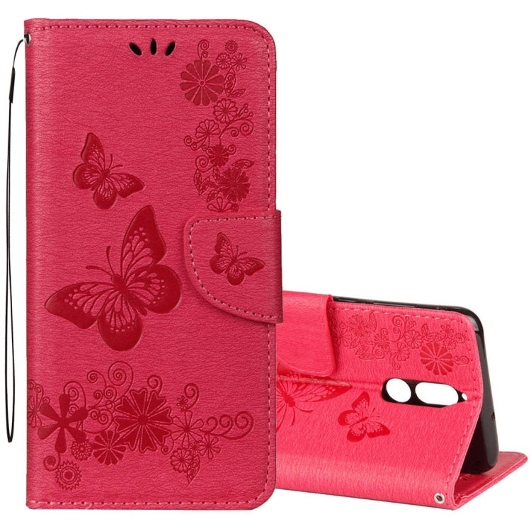 For Huawei  Mate 10 Lite Vintage Embossed Floral Butterfly Pattern Horizontal Flip Leather Case with Card Slot & Holder & Wallet & Lanyard , For Mate 10 Lite
