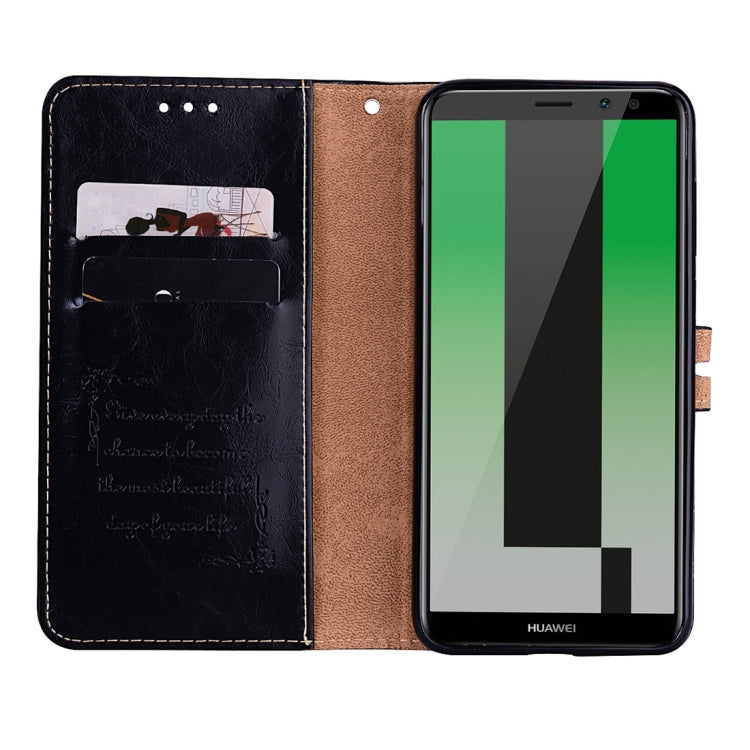 For Huawei Mate 10 Lite & Nova 2i Business Style Oil Wax Texture Horizontal Flip Leather Case with Holder & Card Slots & Wallet, For Huawei Mate 10 Lite, For Huawei Mate 10 Lite & Nova 2i