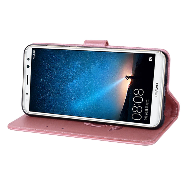 For Huawei Mate 10 Lite Rose Embossed Horizontal Flip Environmental PU Leather Case with Holder & Card Slots & Wallet, For Huawei Mate 10 Lite, Huawei Mate 10 Lite
