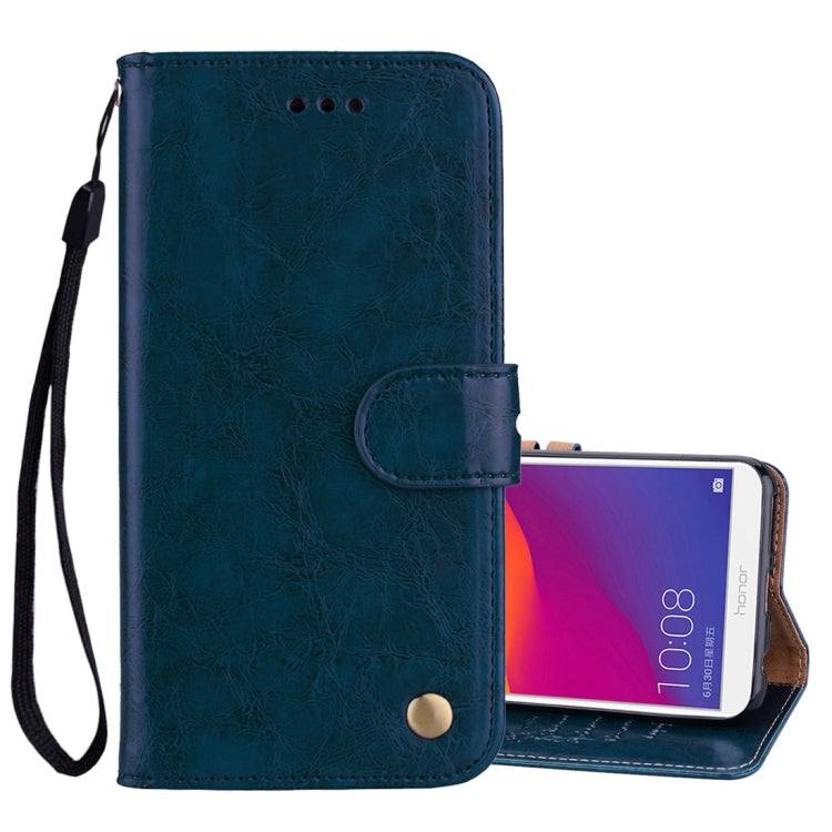 Business Style Oil Wax Texture Horizontal Flip Leather Case for Huawei Honor 7C / Enjoy 8 / Y7 (2018) / Y7 Prime (2018) / Nova 2 Lite, with Holder & Card Slots & Wallet, For Honor 7C / Y7 Prime (2018), For Huawei Honor 7C / Y7 Prime (2018)�������������...
