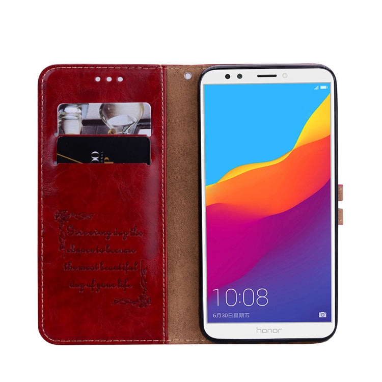 Business Style Oil Wax Texture Horizontal Flip Leather Case for Huawei Honor 7C / Enjoy 8 / Y7 (2018) / Y7 Prime (2018) / Nova 2 Lite, with Holder & Card Slots & Wallet, For Honor 7C / Y7 Prime (2018), For Huawei Honor 7C / Y7 Prime (2018)�������������...