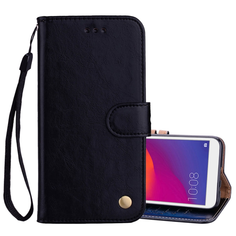 Business Style Oil Wax Texture Horizontal Flip Leather Case for Huawei Y5 (2018) / Y5 Prime (2018) / Honor 7A (Russian Version), with Holder & Card Slots & Wallet, For Huawei Y5 (2018) / Y5 Prime (2018), For Huawei Y5 Prime (2018), For Huawei Y5 (2018)