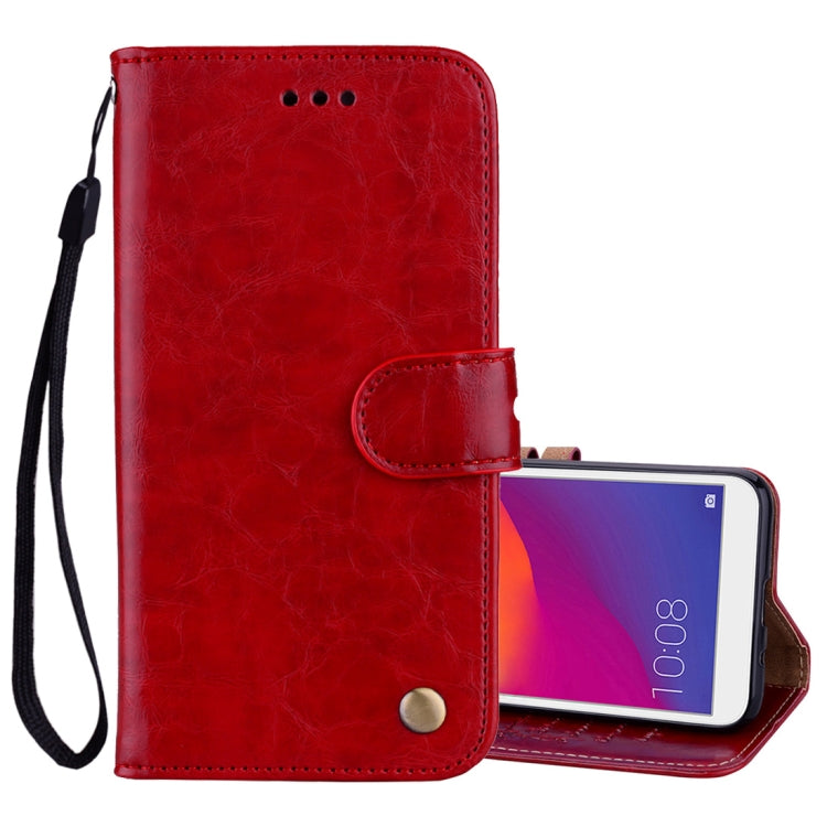 Business Style Oil Wax Texture Horizontal Flip Leather Case for Huawei Y5 (2018) / Y5 Prime (2018) / Honor 7A (Russian Version), with Holder & Card Slots & Wallet, For Huawei Y5 (2018) / Y5 Prime (2018), For Huawei Y5 Prime (2018), For Huawei Y5 (2018)