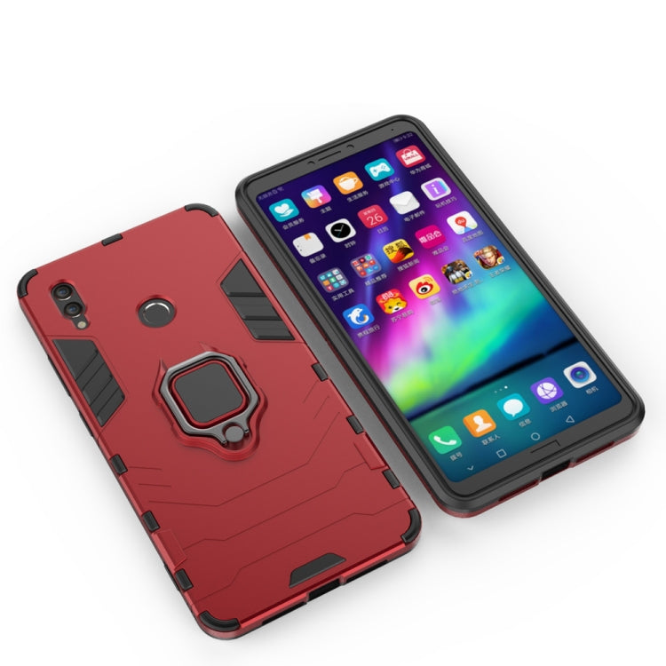 PC + TPU Shockproof Protective Case for Huawei Honor Note 10, with Magnetic Ring Holder, For Huawei Honor Note 10
