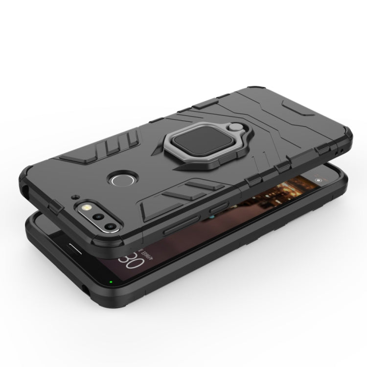 PC + TPU Shockproof Protective Case for Huawei Honor 7A, with Magnetic Ring Holder, For Huawei Honor 7A