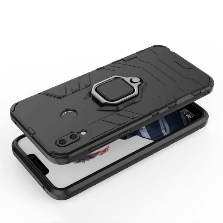 PC + TPU Shockproof Protective Case for Huawei Honor Play, with Magnetic Ring Holder, For Huawei Honor Play
