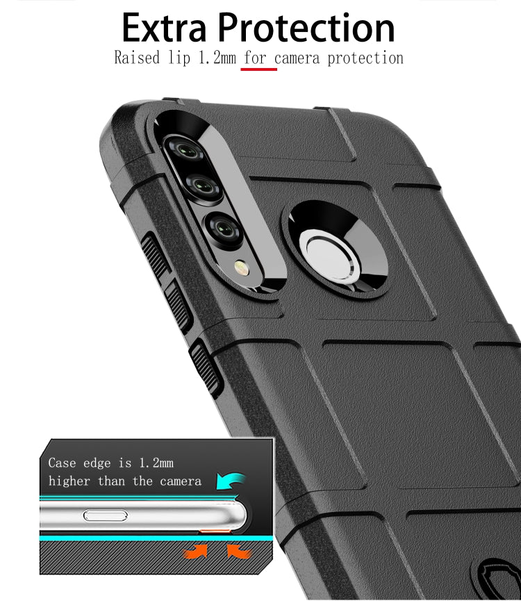 Shockproof Rugged Shield Full Coverage Protective Silicone Case for Huawei P Smart+ 2019, Huawei P Smart+ 2019