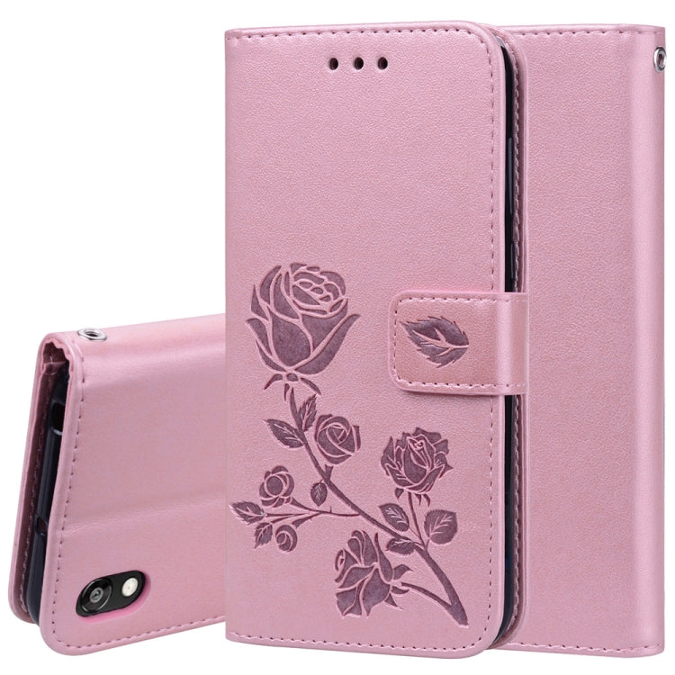 Rose Embossed Horizontal Flip PU Leather Case for Huawei Honor 8S / Y5 (2019), with Holder & Card Slots & Wallet, For Huawei Honor 8S / Y5 (2019)