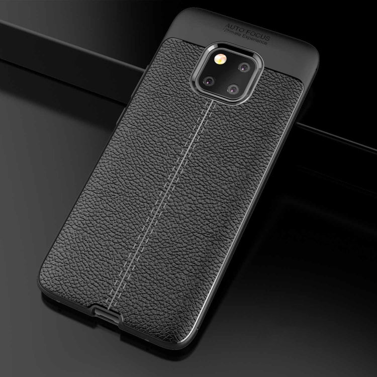 Litchi Texture TPU Shockproof Case for Huawei Mate 20 Pro, For Huawei Mate 20 Pro, For Mate 20 Pro