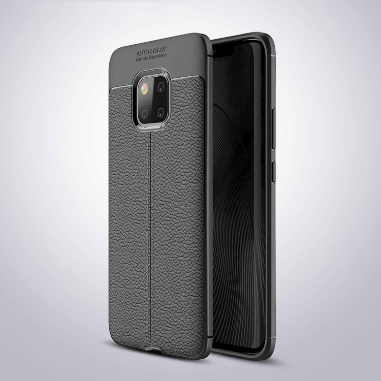 Litchi Texture TPU Shockproof Case for Huawei Mate 20 Pro, For Huawei Mate 20 Pro, For Mate 20 Pro