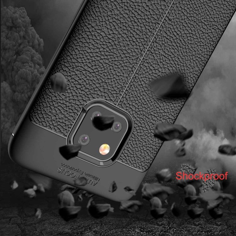 Litchi Texture TPU Shockproof Case for Huawei Mate 20 Pro, For Huawei Mate 20 Pro, For Mate 20 Pro