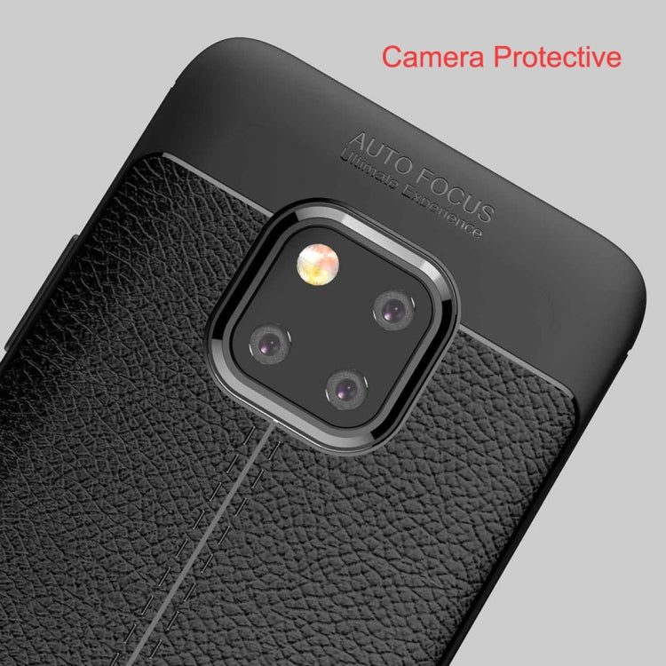 Litchi Texture TPU Shockproof Case for Huawei Mate 20 Pro, For Huawei Mate 20 Pro, For Mate 20 Pro