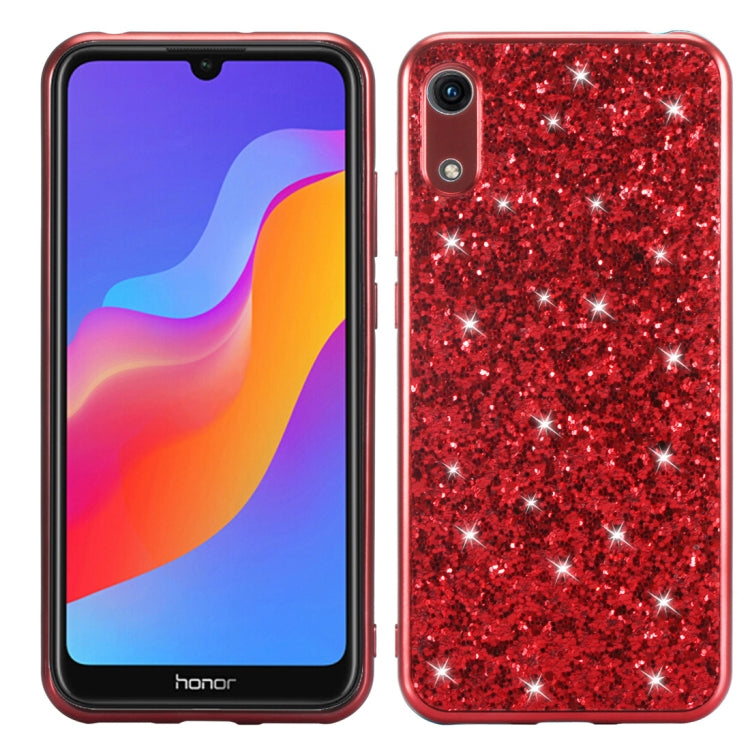 Glitter Powder Shockproof TPU Case for Huawei Honor Play 8A, For Huawei Honor Play 8A