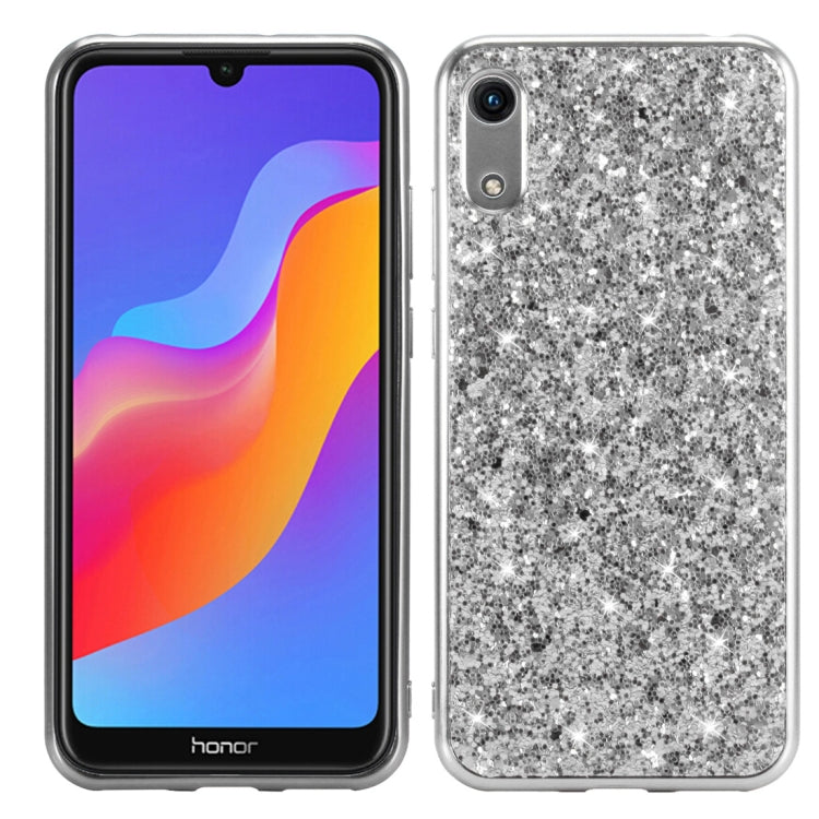 Glitter Powder Shockproof TPU Case for Huawei Honor Play 8A, For Huawei Honor Play 8A