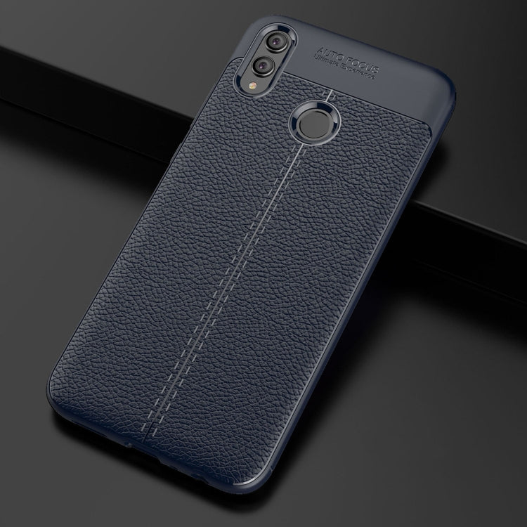Litchi Texture TPU Shockproof Case for Huawei Honor 8X, For Honor 8X, For Huawei Honor 8X