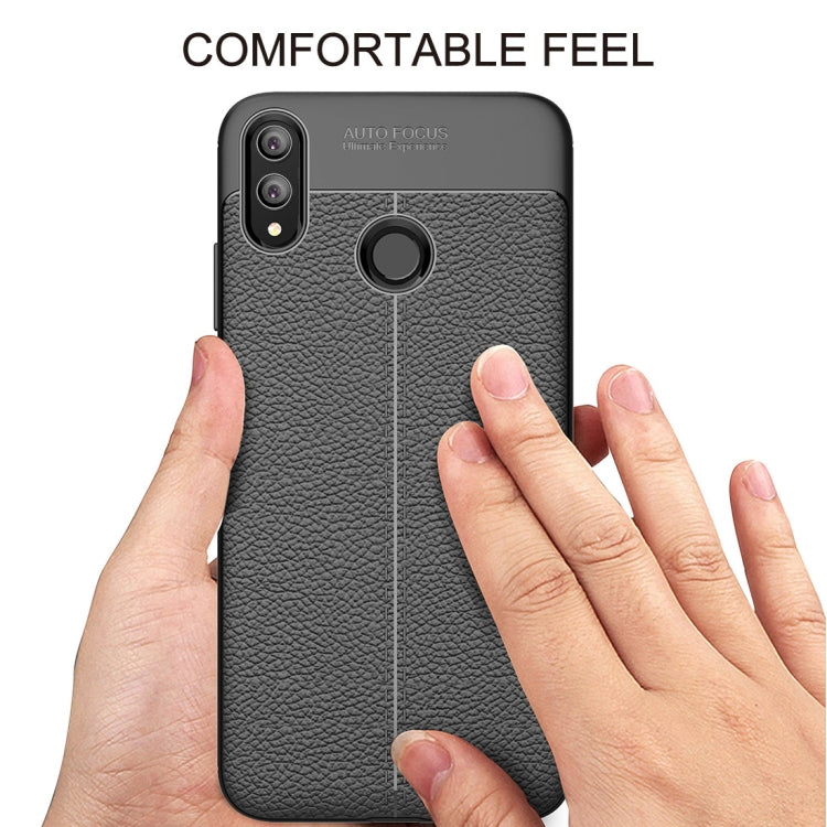 Litchi Texture TPU Shockproof Case for Huawei Honor 8X, For Honor 8X, For Huawei Honor 8X