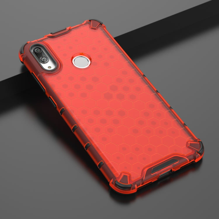 Honeycomb Shockproof PC + TPU Case for Huawei Y7(2019), For Huawei Y7(2019)
