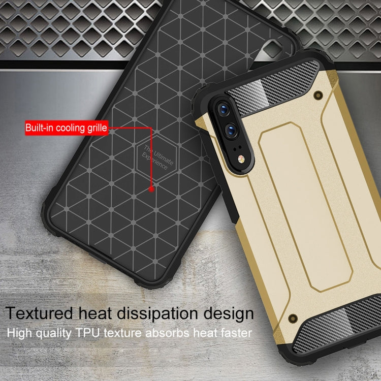 For Huawei  P20 Full-body Rugged TPU + PC Combination Back Cover Case , For Huawei P20, Huawei P20