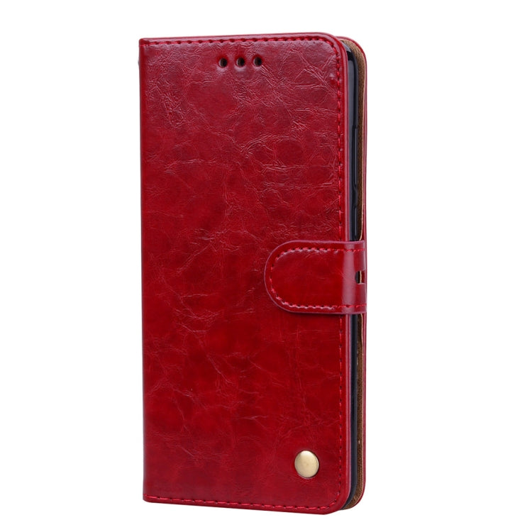 Business Style Oil Wax Texture Horizontal Flip Leather Case for Huawei Honor 7A (with fingerprint hole), with Holder & Card Slots & Wallet, For Huawei Honor 7A
