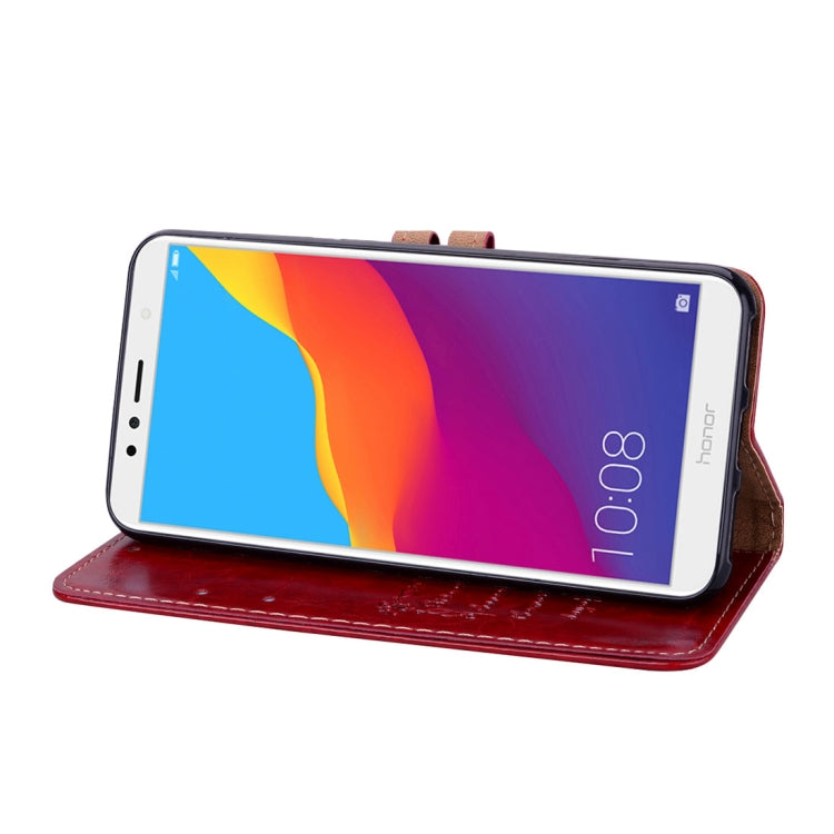 Business Style Oil Wax Texture Horizontal Flip Leather Case for Huawei Honor 7A (with fingerprint hole), with Holder & Card Slots & Wallet, For Huawei Honor 7A