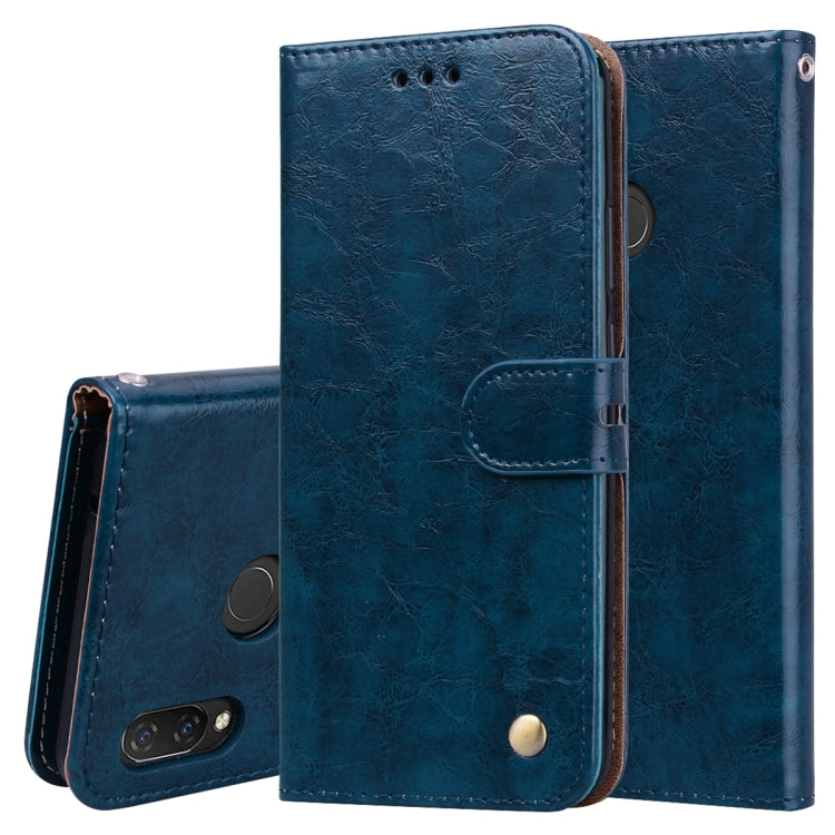 Business Style Oil Wax Texture Horizontal Flip Leather Case for Huawei Nova 3, with Holder & Card Slots & Wallet, For Huawei Nova 3, For Huawei Huawei Nova 3