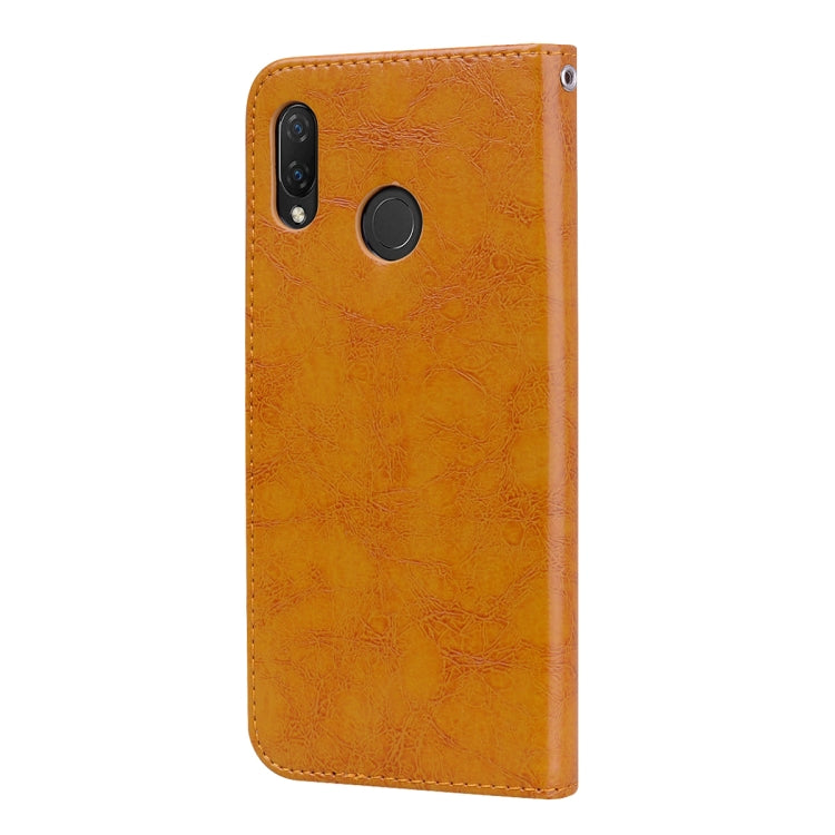 Business Style Oil Wax Texture Horizontal Flip Leather Case for Huawei Nova 3, with Holder & Card Slots & Wallet, For Huawei Nova 3, For Huawei Huawei Nova 3