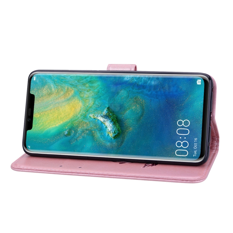 Rose Embossed Horizontal Flip PU Leather Case for Huawei Mate 20 Pro, with Holder & Card Slots & Wallet, For Huawei Mate 20 Pro, Huawei Mate 20 Pro