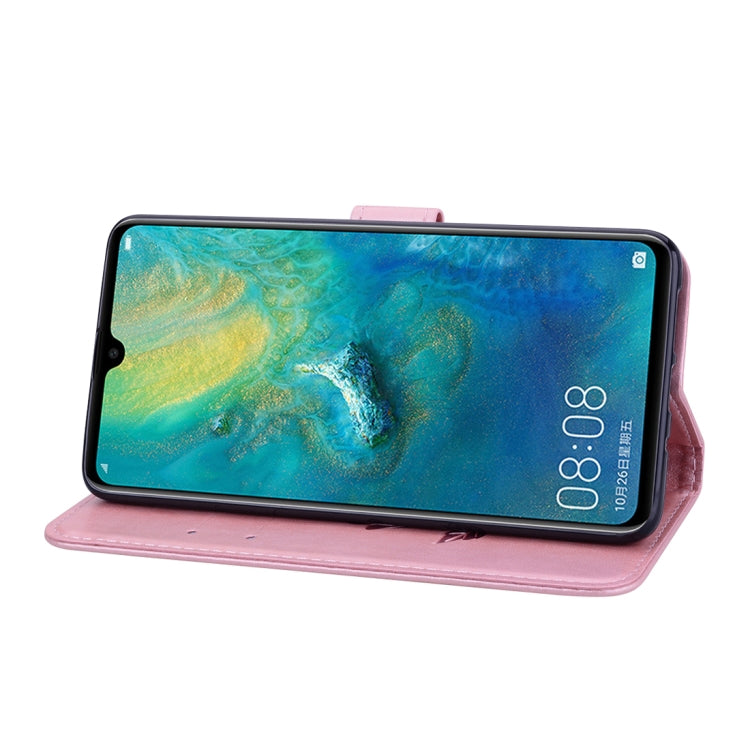 Rose Embossed Horizontal Flip PU Leather Case for Huawei Mate 20, with Holder & Card Slots & Wallet, For Huawei Mate 20, Huawei Mate 20