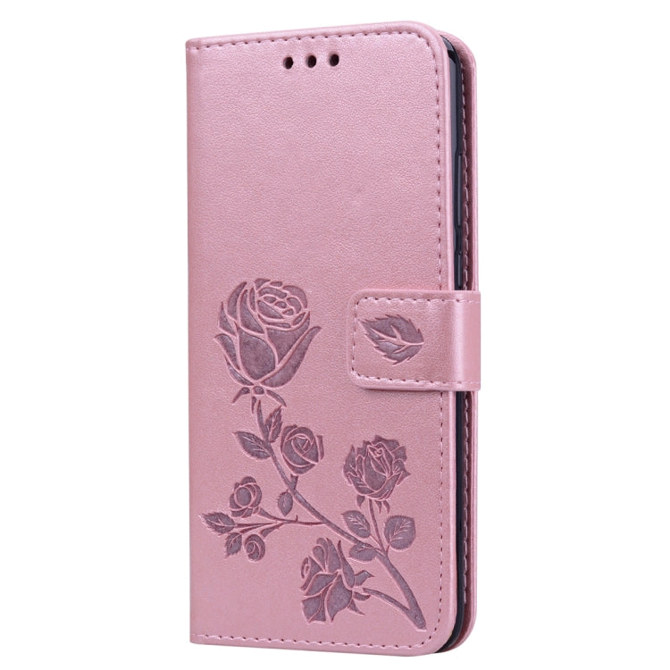 Rose Embossed Horizontal Flip PU Leather Case for Huawei P20, with Holder & Card Slots & Wallet, For Huawei P20, Huawei P20