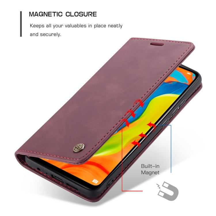 CaseMe-013 Multifunctional Retro Frosted Horizontal Flip Leather Case for Huawei P30 Lite, with Card Slot & Holder & Wallet, For Huawei P30 Lite