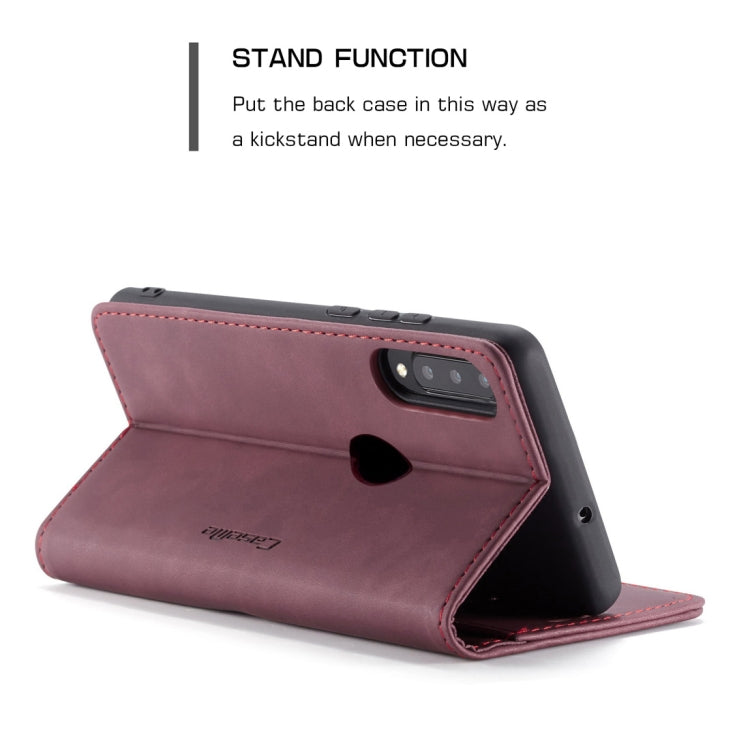 CaseMe-013 Multifunctional Retro Frosted Horizontal Flip Leather Case for Huawei P30 Lite, with Card Slot & Holder & Wallet, For Huawei P30 Lite