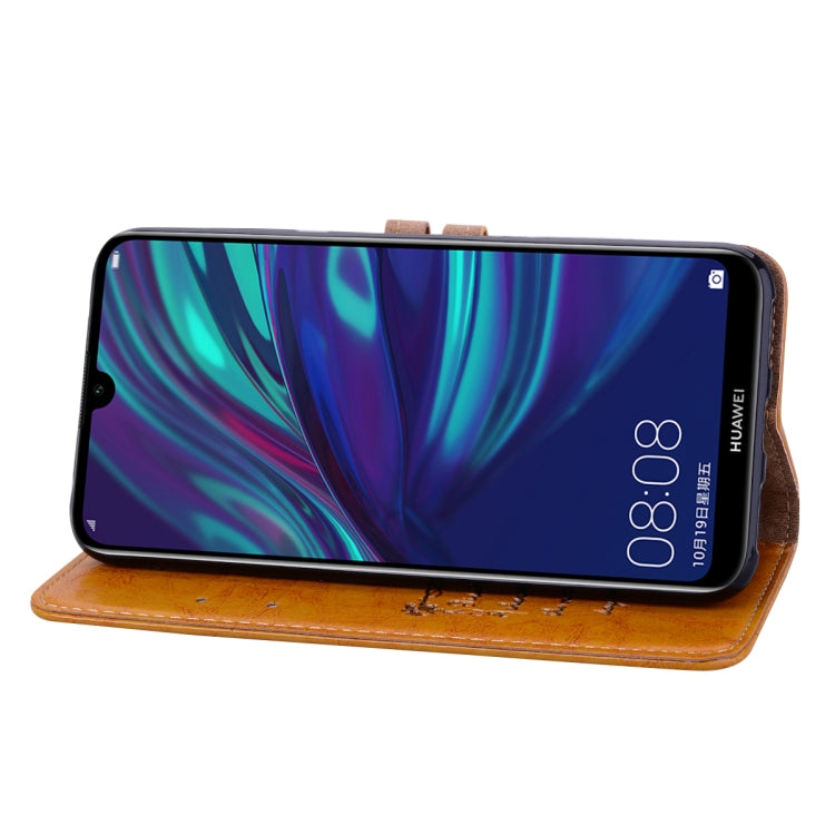 Business Style Oil Wax Texture Horizontal Flip Leather Case for Huawei Y7 (2019), with Holder & Card Slots & Wallet, For Huawei Y7 (2019)