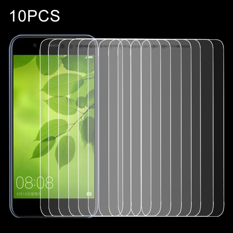 10 PCS for Huawei nova 2 Lite 0.26mm 9H Surface Hardness 2.5D Explosion-proof Tempered Glass Screen Film, For nova 2 Lite